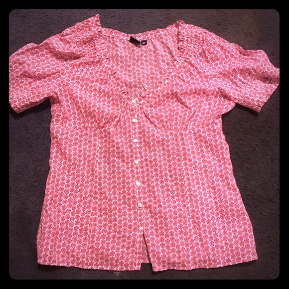 Sonoma Tops - Women's Sonoma short sleeve button up blouse Sonoma Tops - Women's Sonoma short sleeve button up blouse